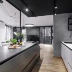 They wanted an industrial apartment in black